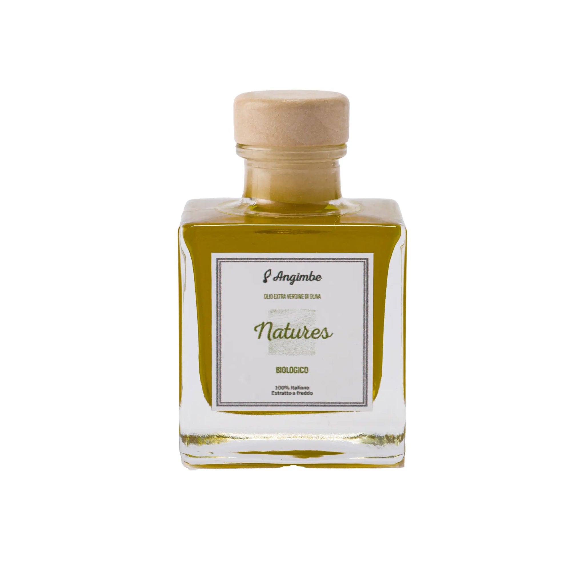 Gastgeschenk aus Glas in quadratischer Form - Olio EVO Natures BIO  